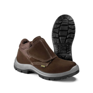 Botina Bellga Nobuck TVL Com Fechamento Em Velcro CA 45839