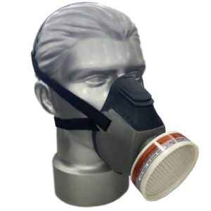 Kit Respirador Semifacial Borracha Air San 1 Cartucho VO/GA Air Safety CA 12973