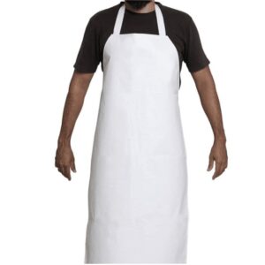 Avental de Pvc Branco Maicol Pop 1,20 X 0,70 Com fivelas de Engate Espessura 0,23MM CA 37729