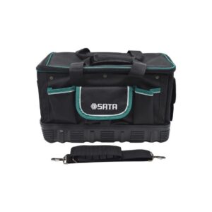 Bolsa com alça e tampa para ferramentas