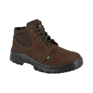 Botina Adventure em Couro Café Nobuck Ecosafety PS-139 AP 015 - CA40677