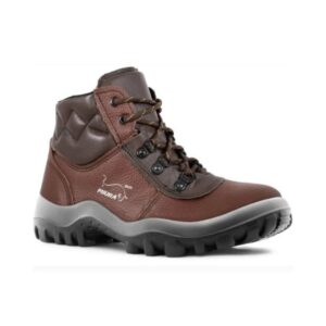 Botina Miura Nobuck Cafe 4855GLNB Bico PVC Safetline CA 12783