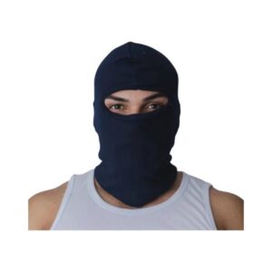 Capuz Térmico de segurança para Baixa Temperatura Estilo Ninja em Suedine  Azul Marinho