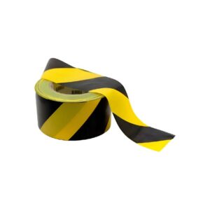 Fita De Sinalização Amarela e Preta 200 Metros