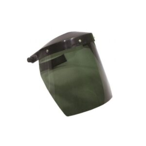 Kit Protetor Facial Com Suporte Carbografite Visor Verde