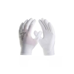 Luva FlexTactil Branca Danny Nylon com Pu - CA 10508
