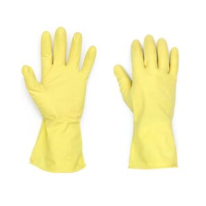 Luva Next Safety Puraguard Multiuso Latex Amarela Com Forro Ca 50941