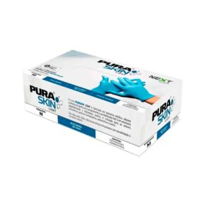 Luva Nitrílica Descartável Next Safety PuraSkin Light Caixa 100 Unidades Ca 51749 Risco Químico
