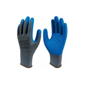 Luva Super Safety SS1005 Látex Corrugado Azul CA 32035