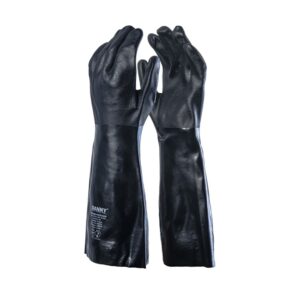 Luva de Segurança Danny Em PVC Petronit Preta 45 Cm Reforçada DA-12214D C.a 16397
