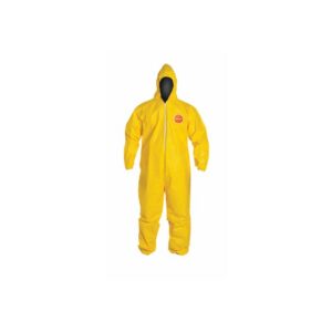 Macacão Dupont Tychem 2000 Qc127s Amarelo Fechamento Ziper C.a. 38647