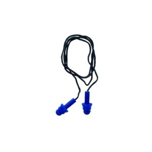 Protetor Auditivo Plug Silicone Cordão Poliéster Azul Bicolor -007 -MAXXIROYAL  CA 11512