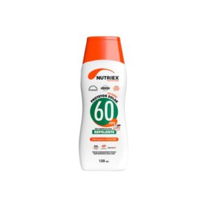 Protetor Solar Profissional Fator 60 Com Repelente UVA e UVB Nutriex 120ml
