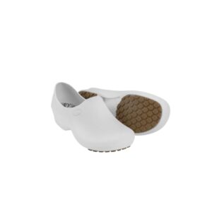 Sapato de PVC Emborrachado com Solado Antiderrapante Branco SSW Woman - Sticky Shoes  CA 39848