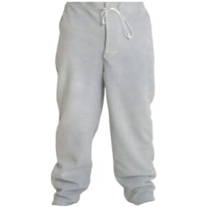 Calça em Raspa para Soldador e Jatista Teknoluvas Com Fechamento em Velcro e Cordão 19346