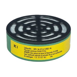 Filtro Químico P2 Para Poeiras e Névoas Carbografite RC1