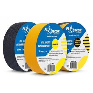 Fita Adesiva Antiderrapante Plastcor 50mm X 5mts